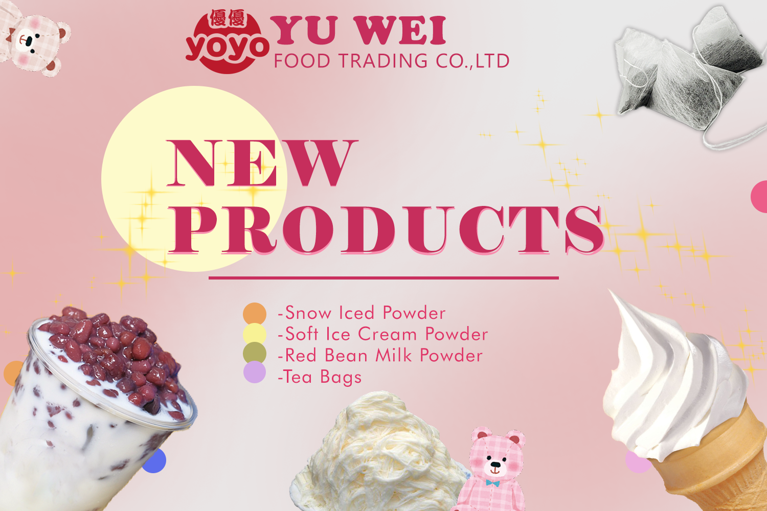 YU WEI NEW PRODUCTS