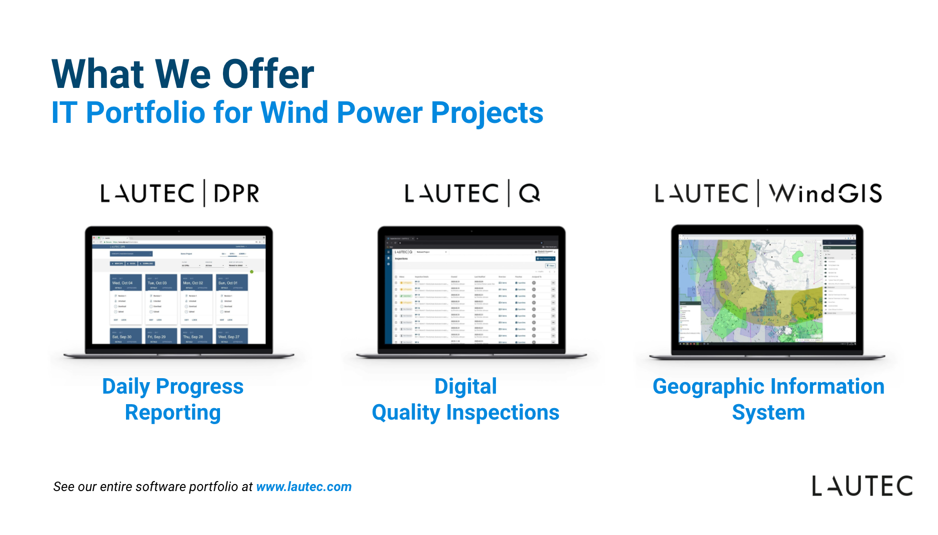 A selection of our IT Portfolio