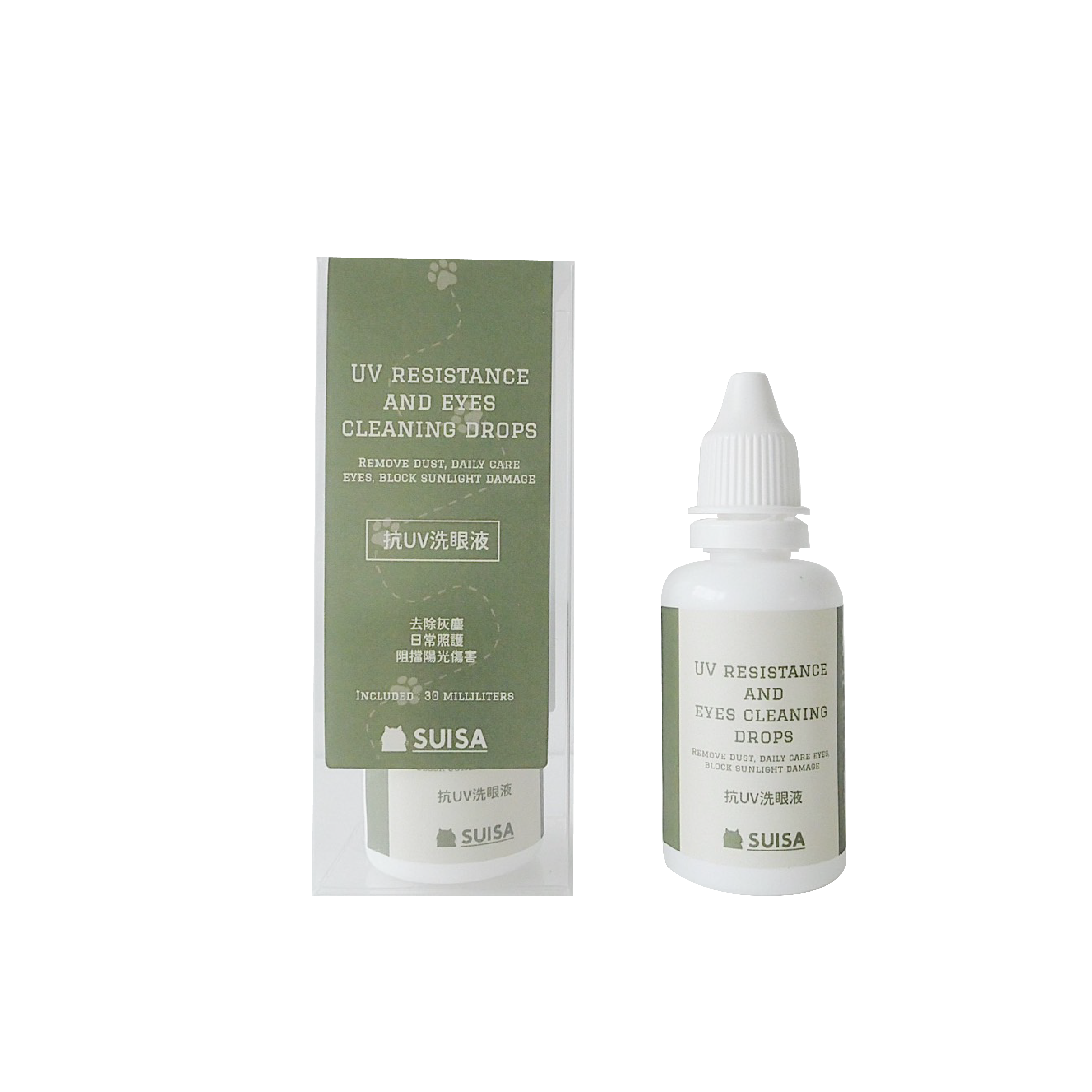 UV resistance and eyes cleaning drops