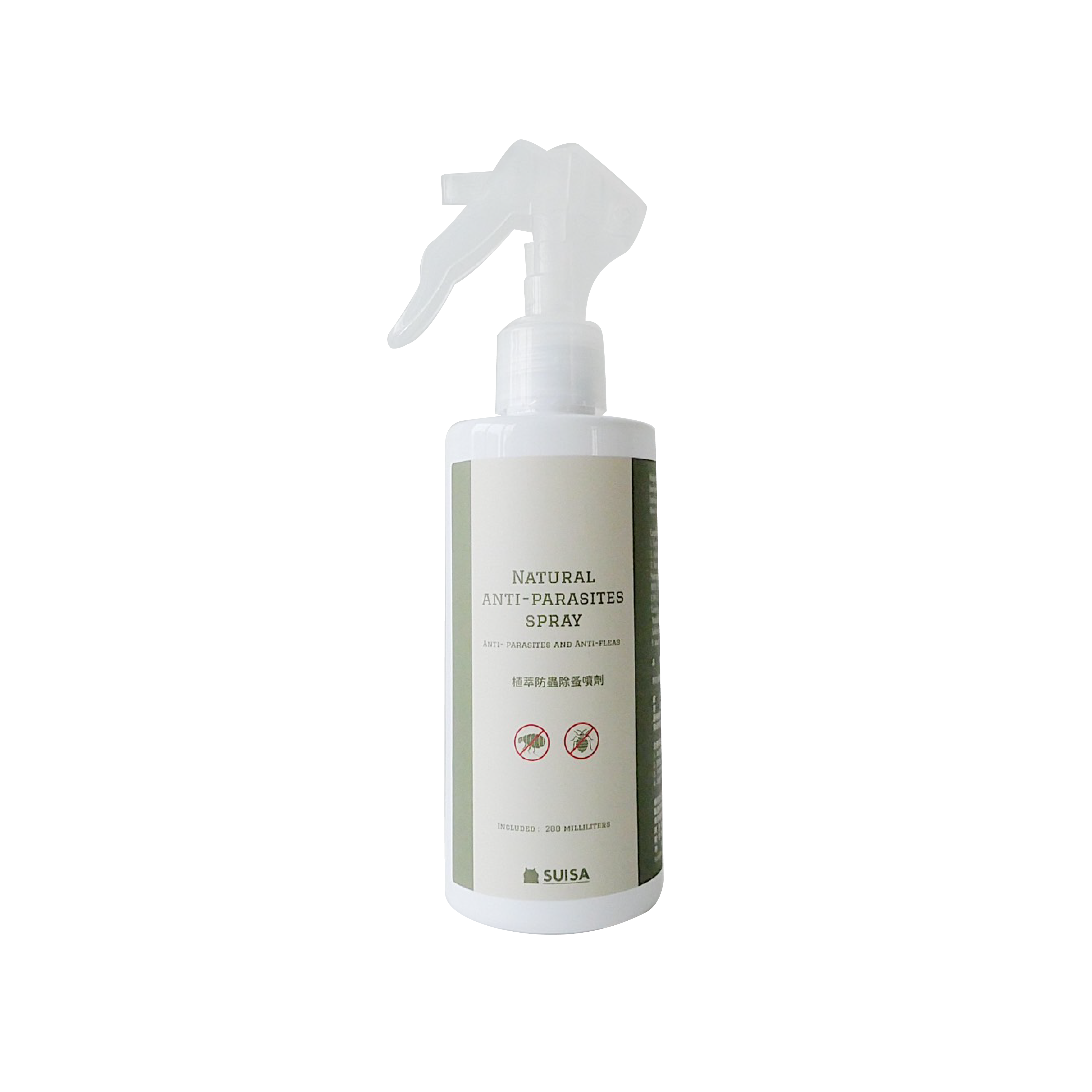 Natural anti-parasites spray