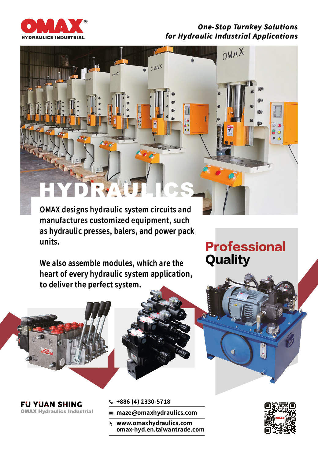 OMAX Hydraulic System