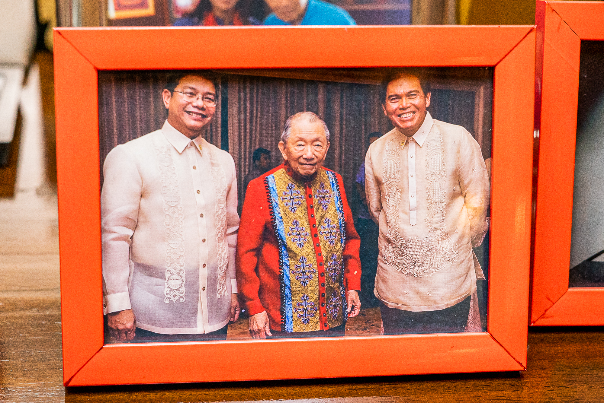 His life was well documented in photos from childhood to his last days. The table with his framed photos with politicians, celebrities, and friends kept growing to fit as many photos as possible.