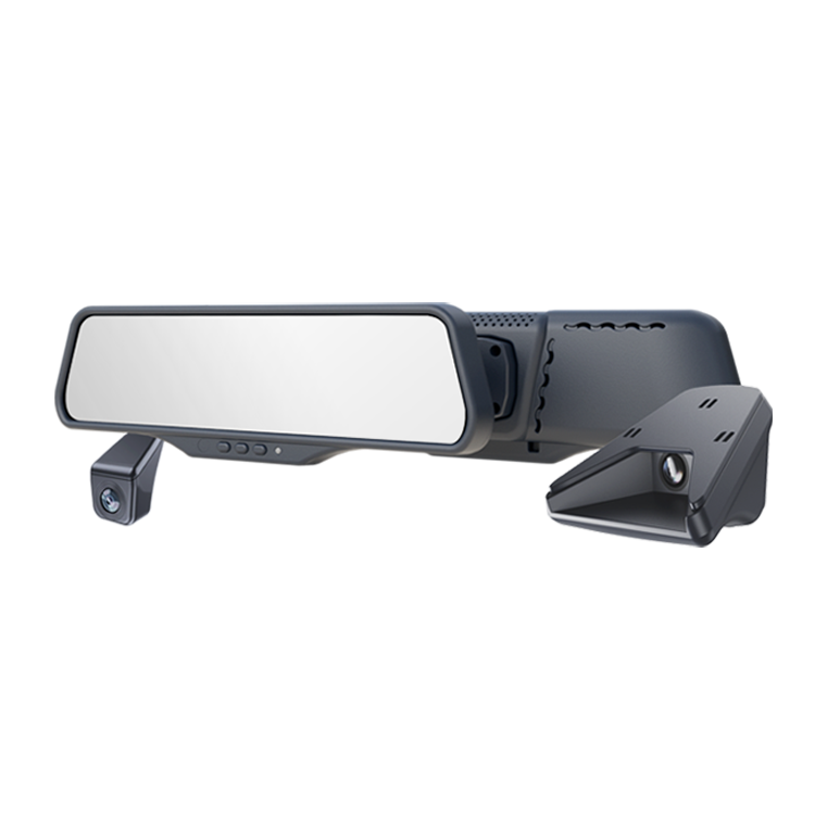 Electronic Rearview Mirror with Dual Dashcam Recording
