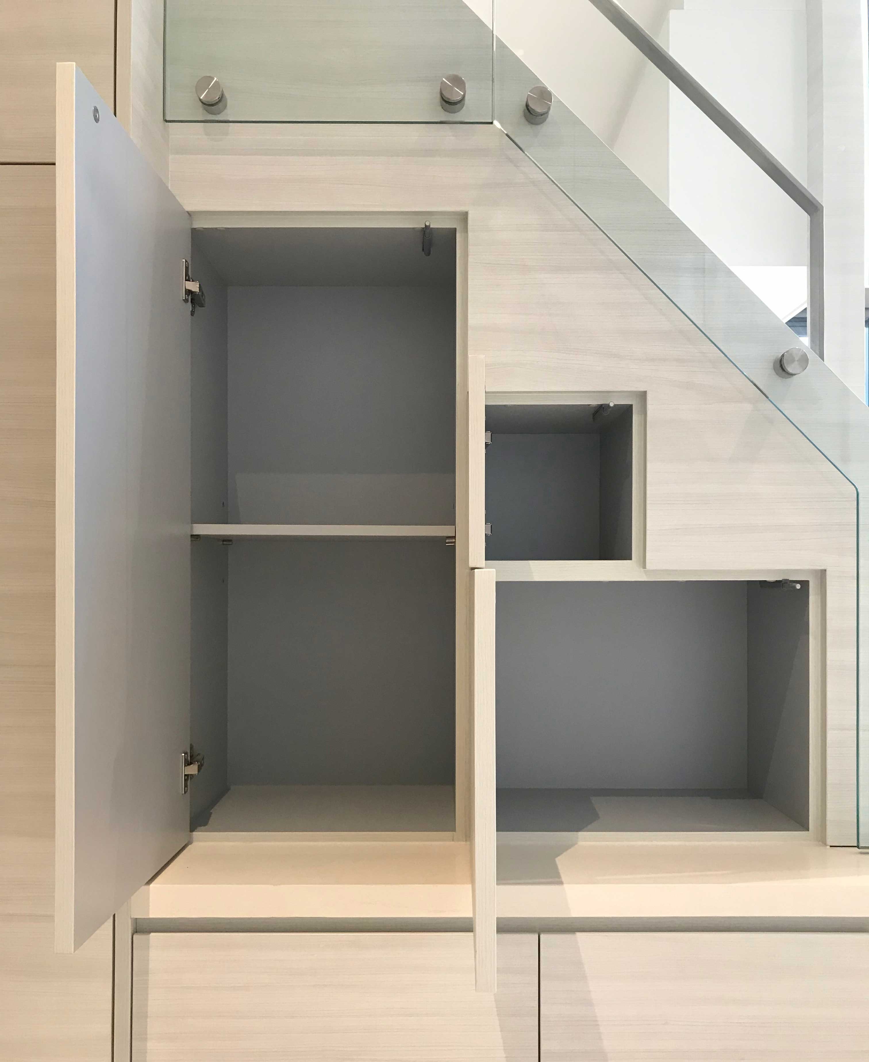 Smart storage under the stairs