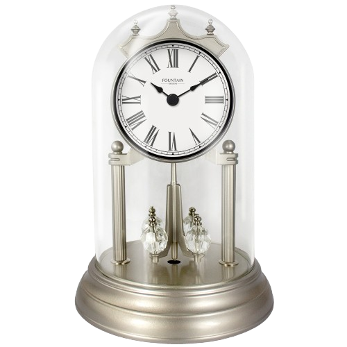 Fountain Designs | 旋轉紀念鐘-9吋-秘銀
