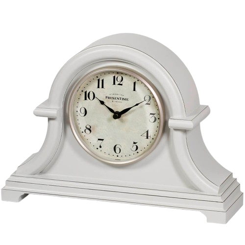 PT&Co. | 拿破倫歐式桌鐘-13吋-爵士白
