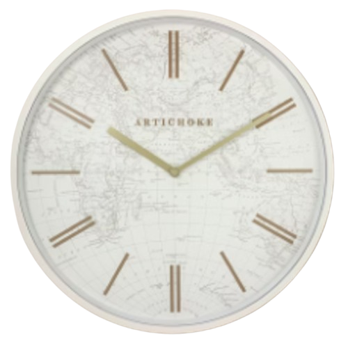 Artichoke | 世界地圖掛鐘-12吋
