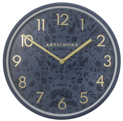 Artichoke | 燙金秘密花園掛鐘-9吋
