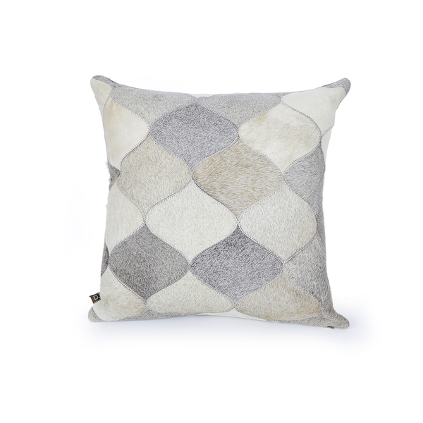 裘德富居-天然牛皮雙面抱枕