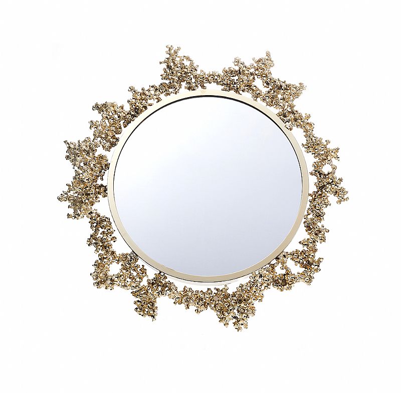 自然奢華-太湖石造型壁飾掛鏡