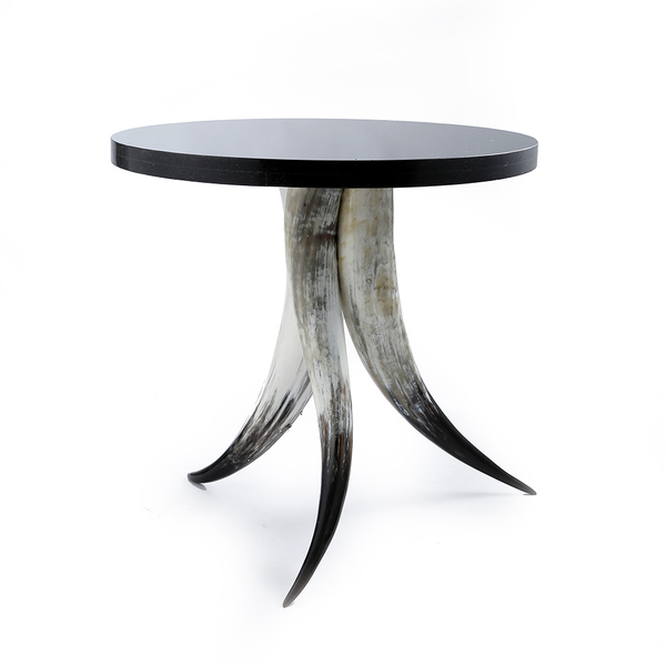 自然奢華系列-大理石牛角創意茶几-Trinity