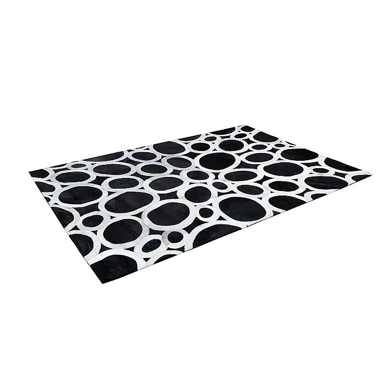 牛皮馬賽克手工地毯-普普風藝術