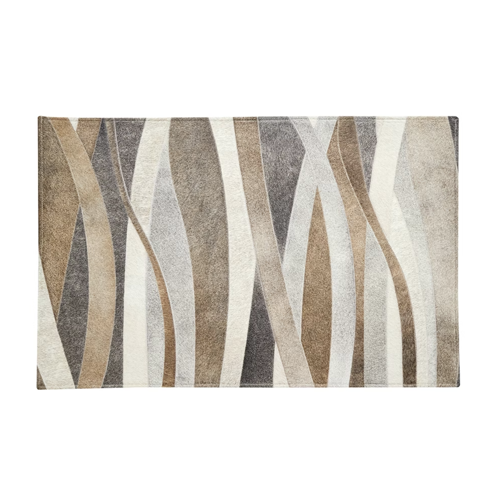 手工製牛皮地墊/地毯-柔靜微風