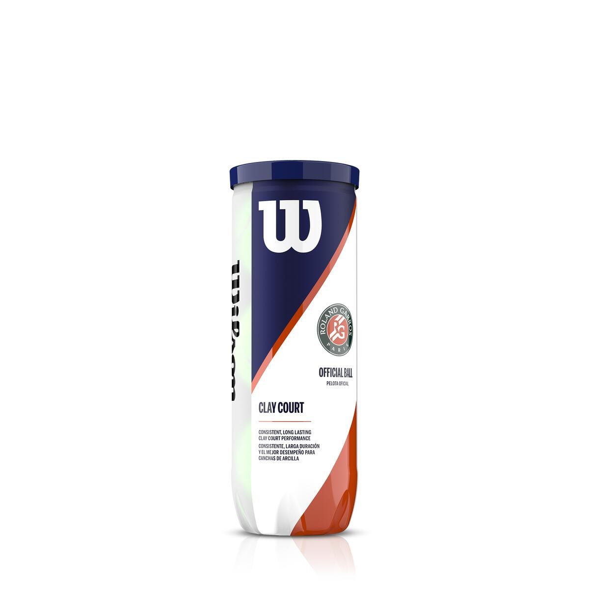 Roland Garros Clay Court Tennis Balls - 3 Ball Can