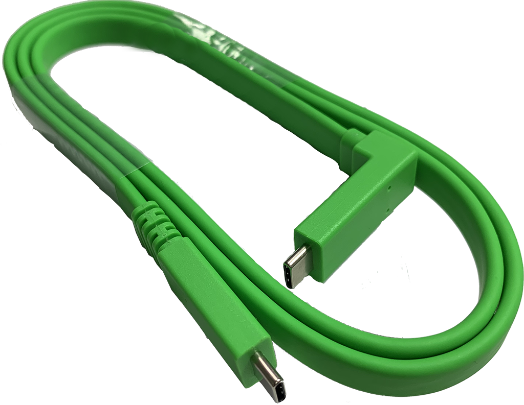 Type C to C with green jacket