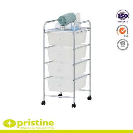 4 Drawer Organizer Cart (No.G193)