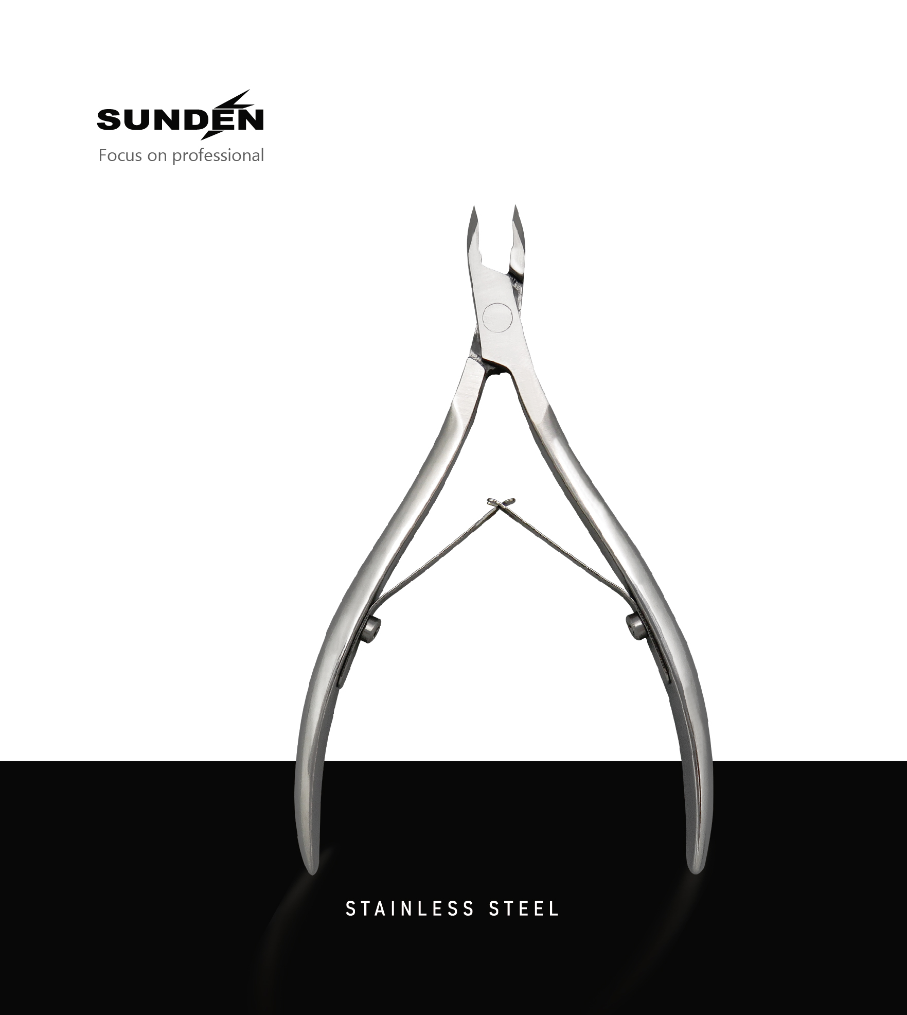 SUNDEN高光雙簧專業甘皮鉗SD24-3 3mm