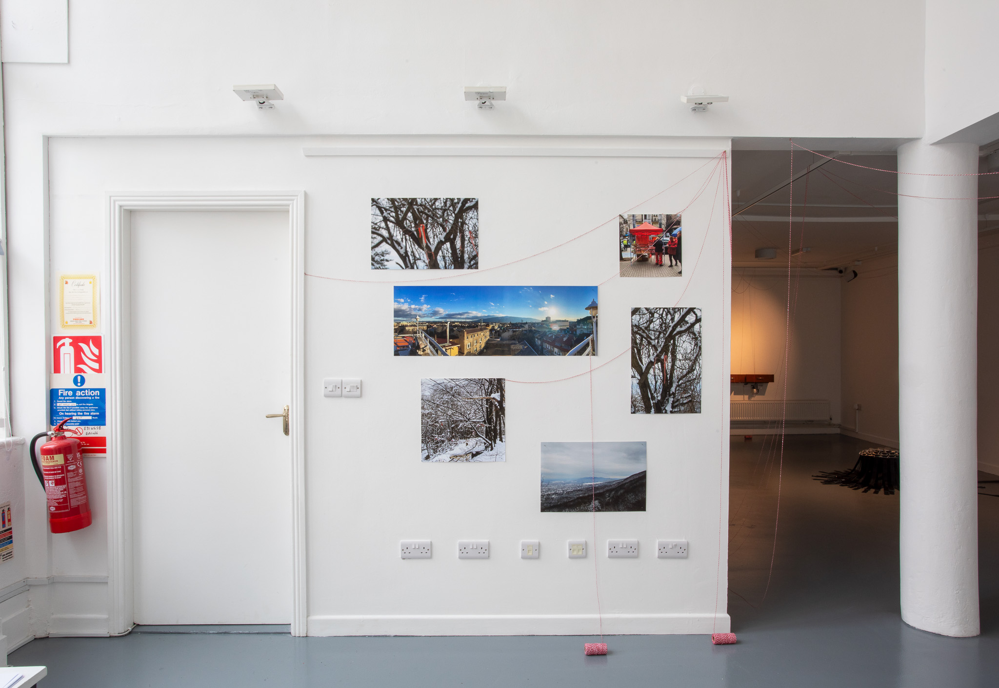 1. Last year's note to granny Marta (2022) gilcee prints on Hahnemuhle Photo Rag