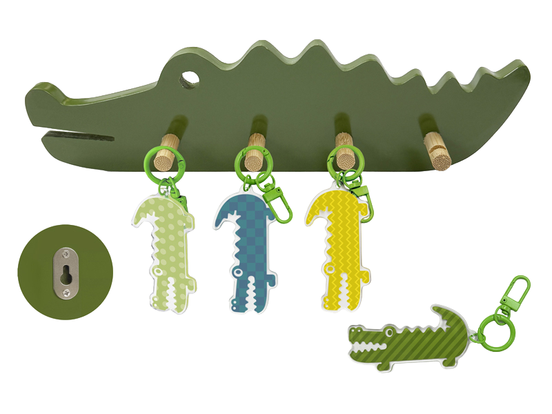 鱷魚鑰匙圈組 | Crocodile Keychain Set