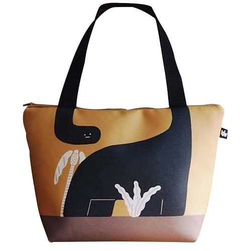 拉鍊便當袋 手提袋 