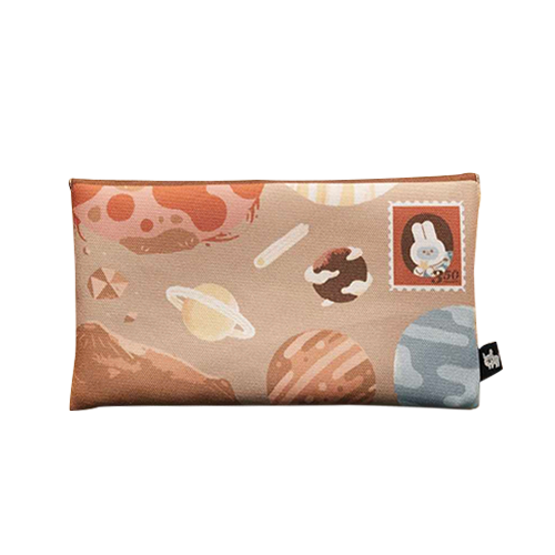 防潑水布 口罩收納袋 餐具袋 手機包 - 遨遊太空兔