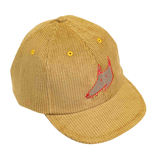 微醺斑比 雙面刺繡燈芯絨棒球帽