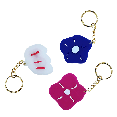 紅林插畫鑰匙圈圈