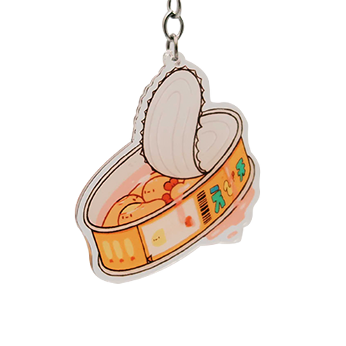 罐頭炸蝦壓克力吊飾