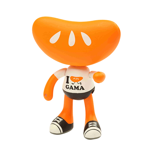 I LOVE GAMA 白T Q BRICK