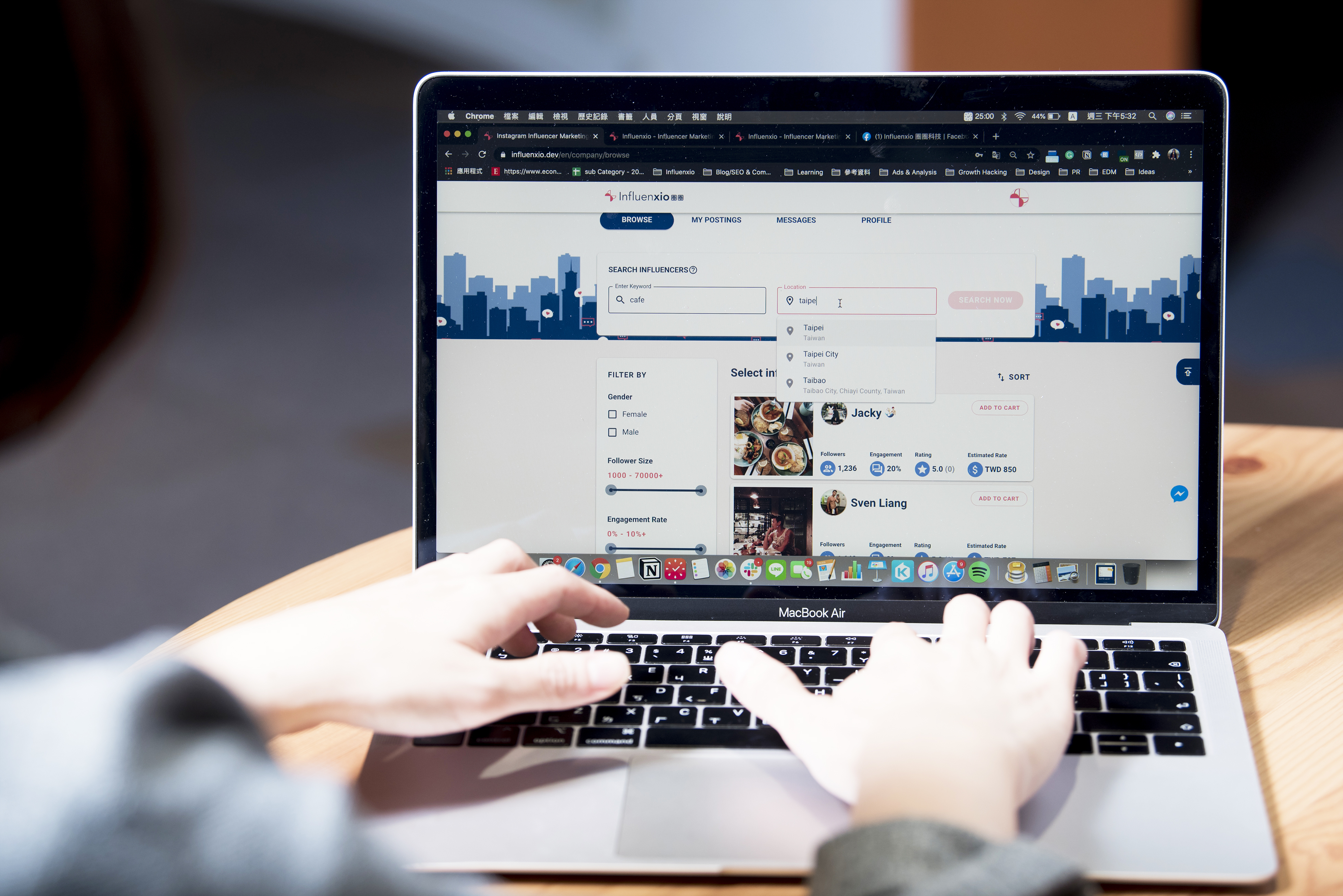 Influenxio Influencer Marketing Platform