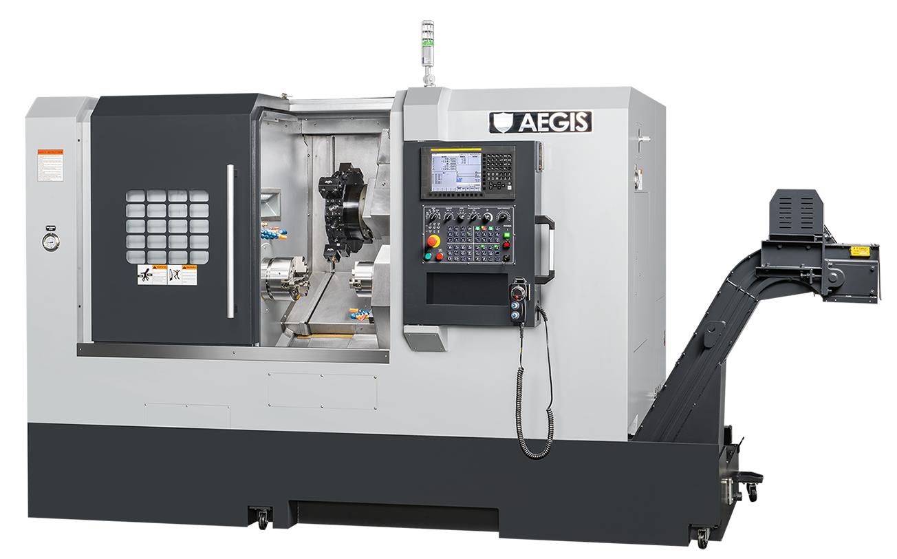 AEGIS HIGH PRECISION DUAL SPINDLE TURNING CENTER  凡仕成高精度雙主軸多工車銑複合機