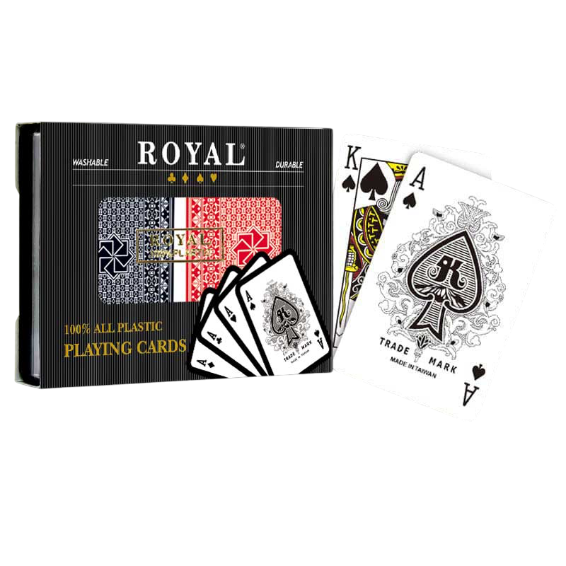 ROYAL Plastic Playing Cards - Double Deck Set