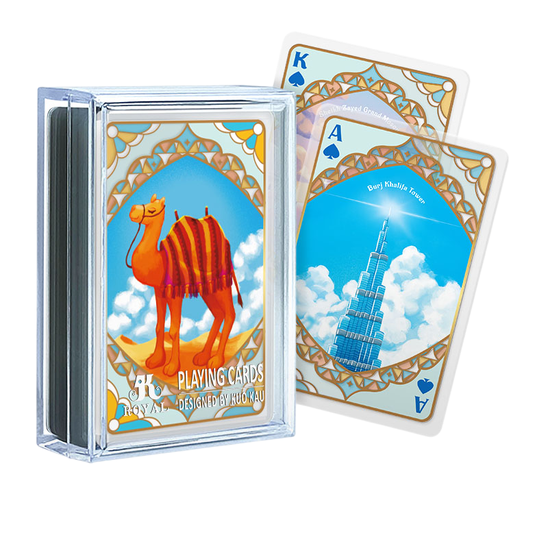 Middle Eastern Landmarks Journey Transparent Cards – Camel