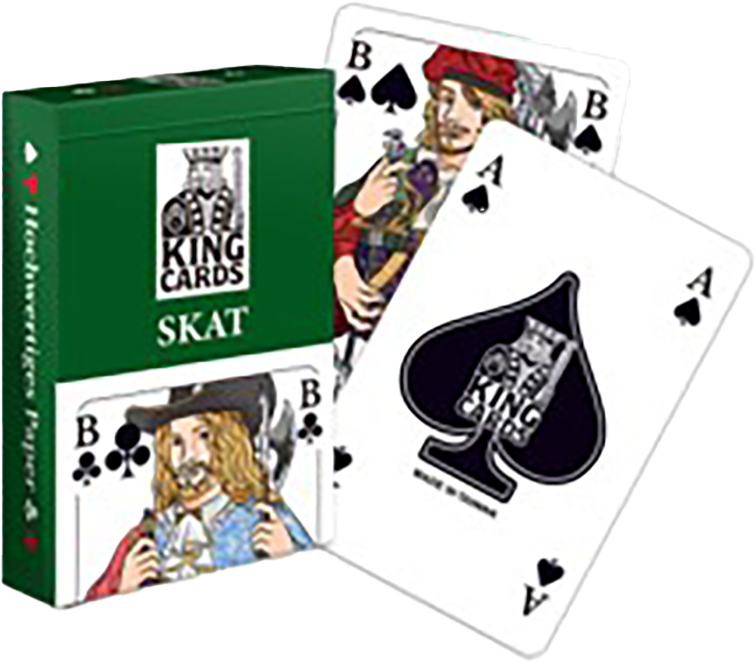 KING CARDS German Card Game Skat Playing Game Cards