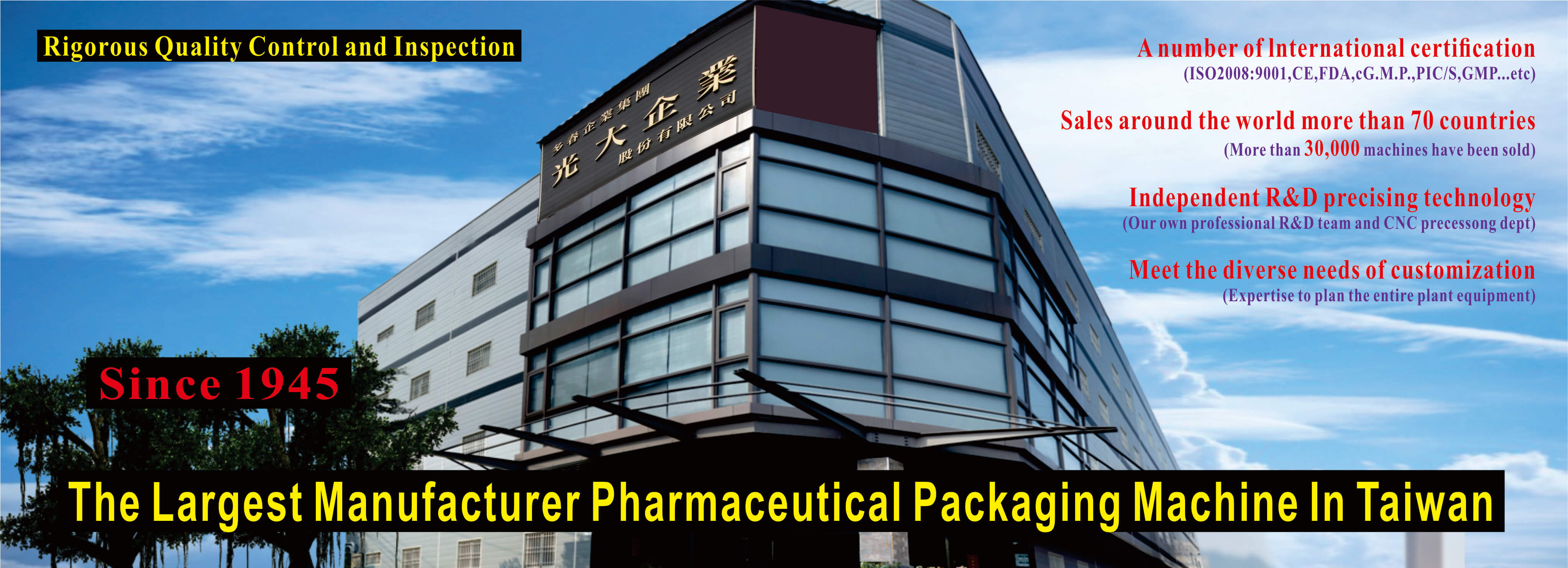 Professional Pharmaceutical Packaging Machines Manufacturer