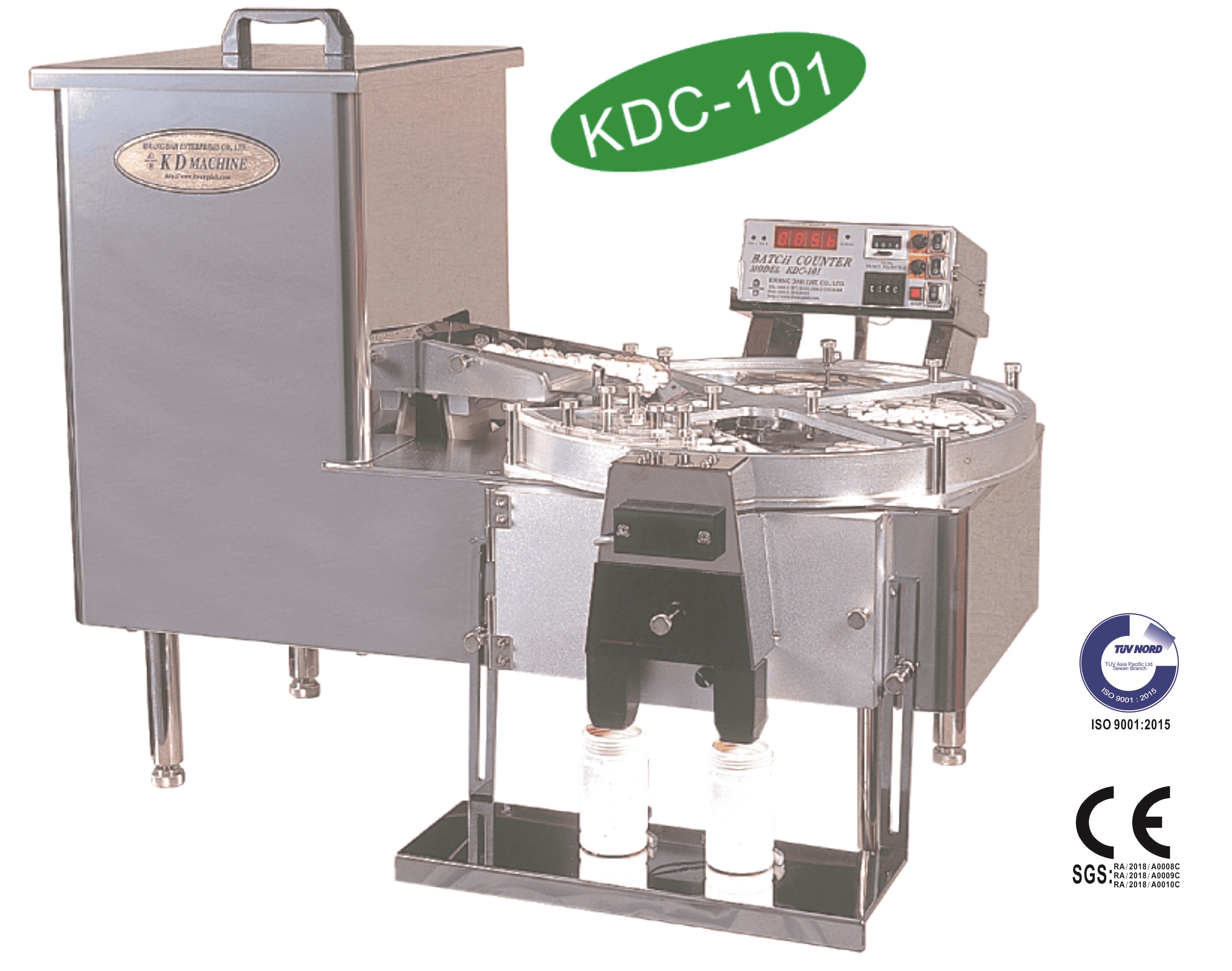 KDC-101 Semi-Automatic Tablet & Capsule Counter